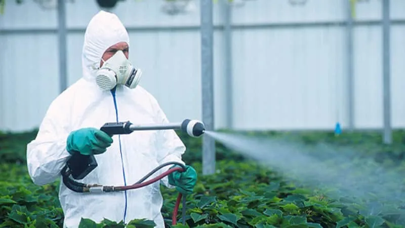 Safety gear for pesticide use