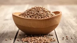 How is buckwheat useful during pregnancy and at what stage can it be eaten