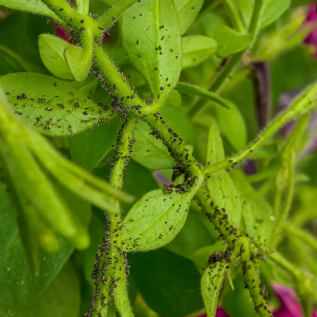 The dangers of aphids on petunias and how to combat them effectively
