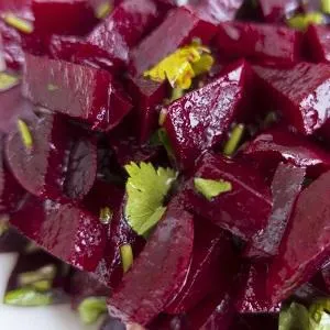 Delicious and beautiful beetroot salad