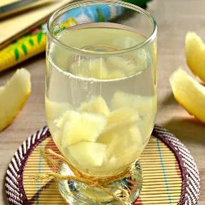 Melon and pear compote